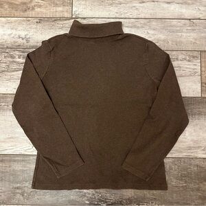 L.L. Bean Women’s Dark Brown Turtleneck Sweater